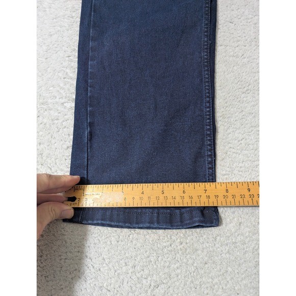 The Perfect Jean NYC Skinny Jeans Men 42x30 Blue Stretch Dark Wash Denim - Picture 8 of 9